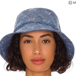 GRLFRND Blue Denim Bucket Hat
